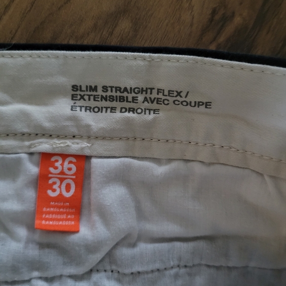 Joe Fresh Slim Straight Mens Pants Size 36/30 - Picture 4 of 5